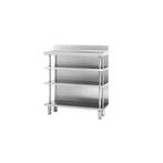GGM Gastro | Barwerktafel - RVS - 1000x300mm - | BAI103, Zakelijke goederen, Horeca | Meubilair en Inrichting, Verzenden, Nieuw in verpakking