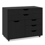 LIVSK Mobiele Archiefkast - 5 Lades met Zijdeur - Rolbaar me, Verzenden, Nieuw