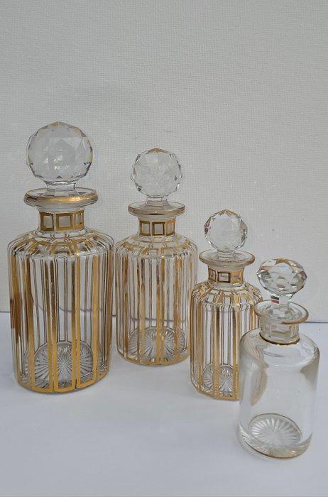 Baccarat - Parfumfles (4) - Kristal - Flessen en kristal, Antiek en Kunst, Antiek | Glas en Kristal