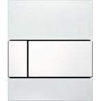 Urinoir Bedieningsplaat TECE Square Glas Wit 10,4x12,4 cm, Ophalen of Verzenden, Nieuw, Chroom, Overige typen