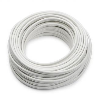 Tweelingsnoer | 2 x 0.75 mm² | 10 meter (Wit), Doe-het-zelf en Verbouw, Elektra en Kabels, Nieuw, Verzenden