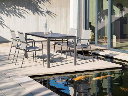 Stern ren Standaard Uittrekbare Tafel Aluminium 130/180x80, Tuin en Terras, Tuintafels, Ophalen of Verzenden