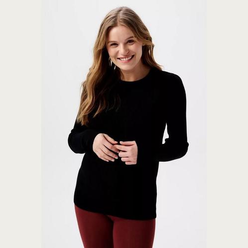 Noppies Zwangerschapstrui Longsleeve Zana Black, Kleding | Dames, Positiekleding, Nieuw