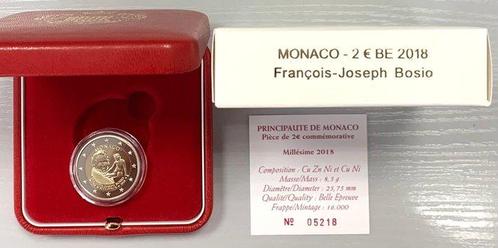 Monaco. 2 Euro 2018 François-Joseph Bosio Proof  (Zonder, Postzegels en Munten, Munten | Europa | Euromunten