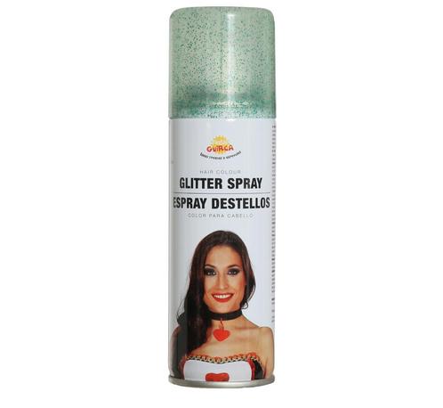 Haar Spray Glitter Groen 125ml, Hobby en Vrije tijd, Feestartikelen, Nieuw, Verzenden