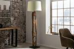 Massieve vloerlamp BARRACUDA 177cm natuurlijk ijzerhout, Ophalen of Verzenden, Nieuw