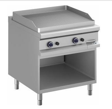 Roeder gas bakplaat BK9FTBG98AR geribbeld, Zakelijke goederen, Horeca | Keukenapparatuur, Gebruikt, Fornuis, Frituur en Grillen