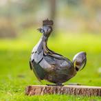 sculptuur, Zittende kip - 350 mm - Metaal