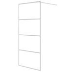 Inloopdouchewand 90cm Wit - Retourdeal - 35% Korting!, Ophalen of Verzenden, Nieuw, Met douche