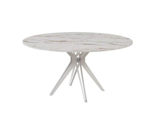 Salontafel TRO9-YMML Terneuzen Calcatta White - salontafel, Huis en Inrichting, Tafels | Salontafels, Nieuw, Overige materialen