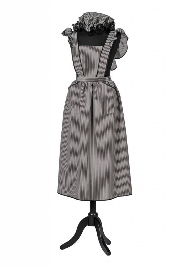 Schort + Muts Boerin zwart/grijs, Kleding | Dames, Carnavalskleding en Feestkleding, Nieuw, Ophalen of Verzenden