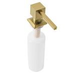 REA Inbouw zeepdispenser - rechthoekig - geborsteld goud..., Ophalen of Verzenden, Nieuw