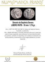 Romeinse Rijk. Septimius Severus (193-211 n.Chr.). Denarius