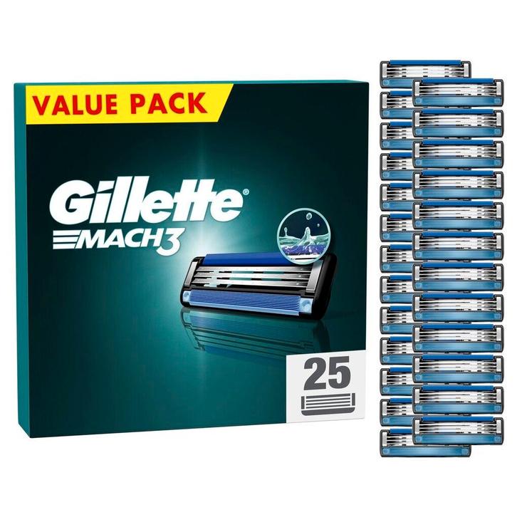 Gillette Mach3 Scheermesjes, Witgoed en Apparatuur, Persoonlijke-verzorgingsapparatuur, Nieuw, Verzenden