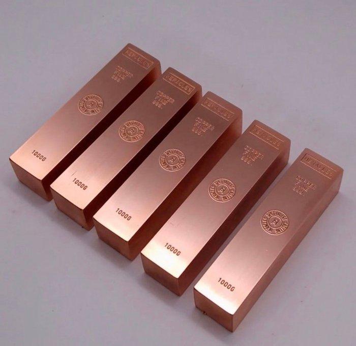 5 kilograms - Koper .999 - Fonderie Heracles - France - Met, Postzegels en Munten, Edelmetalen en Baren