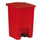 Pedaal afvalbak - rood 87 liter, Verzenden, Nieuw in verpakking, Reinigen