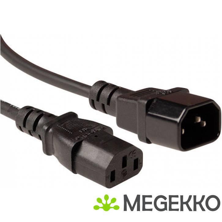 ACT Netsnoer LSZH C13 - C14 zwart 5 m, Computers en Software, Overige Computers en Software, Nieuw, Verzenden