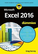 9789045351247 Voor Dummies  -   Microsoft Excel 2016 voor..., Boeken, Studieboeken en Cursussen, Greg Harvey, Zo goed als nieuw