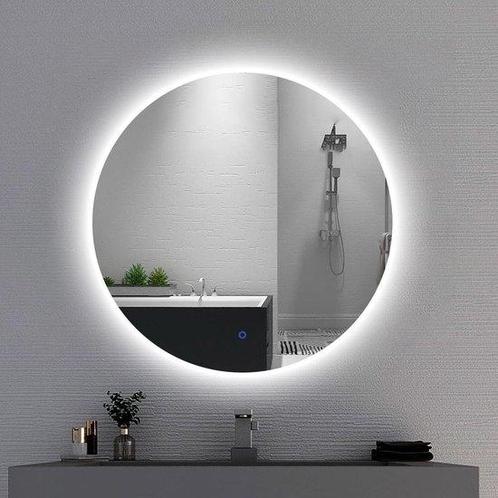 LED Spiegel met verlichting - Dimbaar 3 standen - rond - ..., Huis en Inrichting, Woonaccessoires | Spiegels, Verzenden
