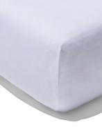 HEMA Hoeslaken 200x200cm zacht katoen wit korting, Huis en Inrichting, Slaapkamer | Beddengoed, Verzenden, Nieuw, Wit