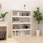 vidaXL Boekenkast/kamerscherm 100x30x135,5 cm massief, 100 tot 150 cm, Verzenden, 100 tot 150 cm, Nieuw