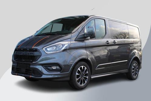 Ford Transit Custom 320S 2.0TD 185Pk Sport DC, Auto's, Bestelauto's, Onderhoudsboekje, Lease, Automaat, Overige kleuren, F, Ford