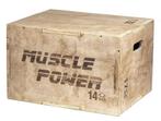 Black Friday 2023 - Muscle Power Houten Plyo Box Klein, Nieuw, Verzenden