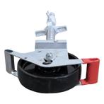 Zwenkwiel nylon 200 mm op stalen spindel 800 KG, Doe-het-zelf en Verbouw, Verzenden, Nieuw