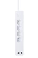 WOOX R4027 smart verlengkabel met 4 Type E stopcontacten..., Hobby en Vrije tijd, Elektronica-componenten, Ophalen of Verzenden