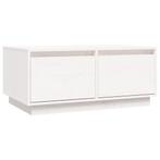 Salontafel Wit Grenen 80cm - OP=OP Retourkoopje!, Huis en Inrichting, Tafels | Salontafels, 50 tot 100 cm, Nieuw, Minder dan 50 cm