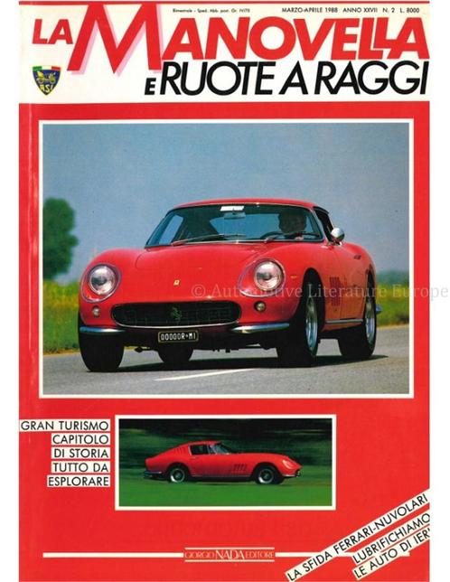 1988 LA MANOVELLA E RUOTE A RAGGI ITALIAANS 2, Boeken, Auto's | Folders en Tijdschriften