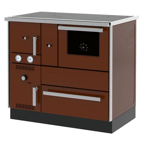 Alfa Term 27 (27 kW) CV houtkachel fornuis Bruin Aansluiting, Doe-het-zelf en Verbouw, Geisers en Boilers, Verzenden