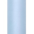 Lichtblauwe Tule Rol 30cm 9m, Hobby en Vrije tijd, Feestartikelen, Verzenden, Nieuw