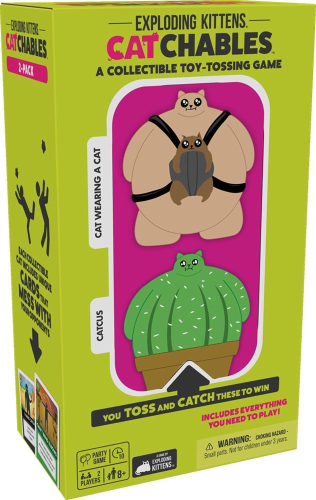 Exploding Kittens Catchables Catcus & Cat wearing (Engels) |, Hobby en Vrije tijd, Gezelschapsspellen | Kaartspellen, Nieuw, Verzenden