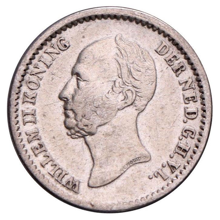 10 Cent 1848-1849 Willem II ZFr, Postzegels en Munten, Munten | Nederland, Verzenden