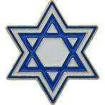 Reversspeld met de Davidster in Blauw / Wit, Nieuw