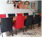 leren DESIGN eetkamerstoelen stoelen  met of zonder wieltjes