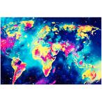 Diamond Painting Set - Planisphere / Wereldkaart - incl. Pen, Hobby en Vrije tijd, Knutselen, Ophalen of Verzenden, Nieuw