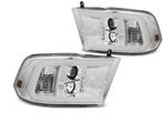 Carnamics Koplampen | Dodge Ram 09-18 4-d | Tubelight chroom, Auto-onderdelen, Verlichting, Verzenden, Nieuw