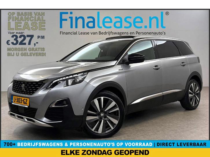 Peugeot 5008 1.2 PureTech GT-Line 7P Pano Sfeer 360° Virtual, Auto's, Peugeot, Lease, Handgeschakeld, SUV of Terreinwagen, Benzine