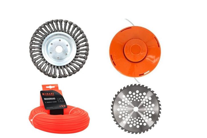 4 Delige Voordeel Set! 15 CM Universele Onkruidborstel -, Tuin en Terras, Onkruidbranders, Nieuw