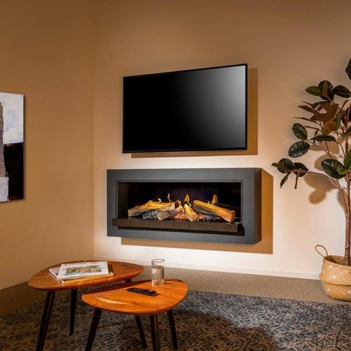 Kalfire E-55” incl. Design Frame showmodel, Huis en Inrichting, Kachels, Overige soorten, Elektrisch, Zo goed als nieuw, Hangend