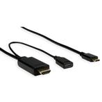 USB-C naar HDMI 4K 60Hz en USB-C PD 60W (v) kabel, Audio, Tv en Foto, Audiokabels en Televisiekabels, Nieuw, Ophalen of Verzenden