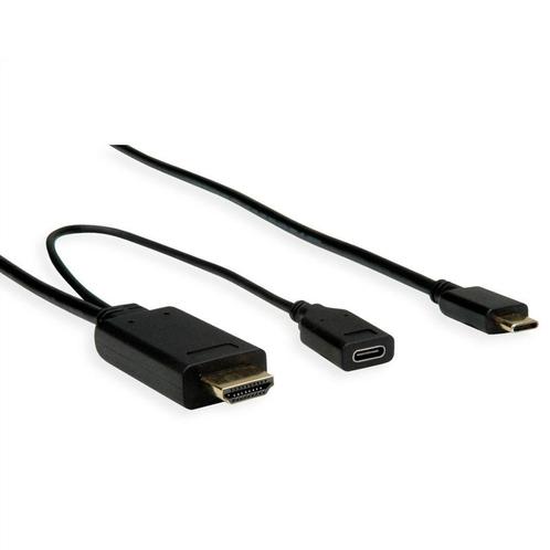 USB-C naar HDMI 4K 60Hz en USB-C PD 60W (v) kabel, Audio, Tv en Foto, Audiokabels en Televisiekabels, Ophalen of Verzenden