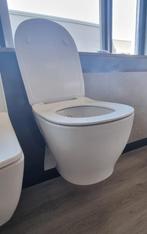 Wandcloset toiletpot inclusief softclose wc-bril hangtoilet, Doe-het-zelf en Verbouw, Sanitair, Nieuw, Steen, Toilet, Ophalen of Verzenden