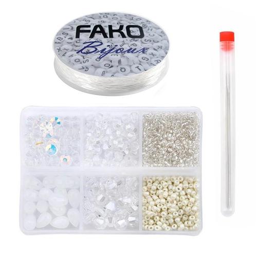 Fako Bijoux® - DIY Kralen Set - Glas Kralen Set - Sieraden, Hobby en Vrije tijd, Kralen en Sieraden maken, Verzenden