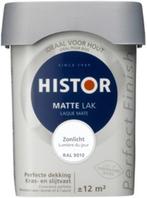 Histor Perfect Finish lak Mat Hoornwit 6763 - 0,75 Liter, Verzenden, Nieuw