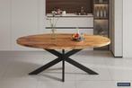 Tafel Alexa 200 cm Ovaal Mango hout (2c) - Meerdere, Huis en Inrichting, Tafels | Eettafels, Ophalen of Verzenden, Nieuw