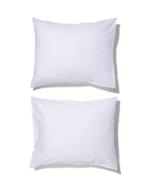 HEMA Kussenslopen zacht katoen 60x70 wit - 2 stuks, Verzenden, Nieuw, Wit