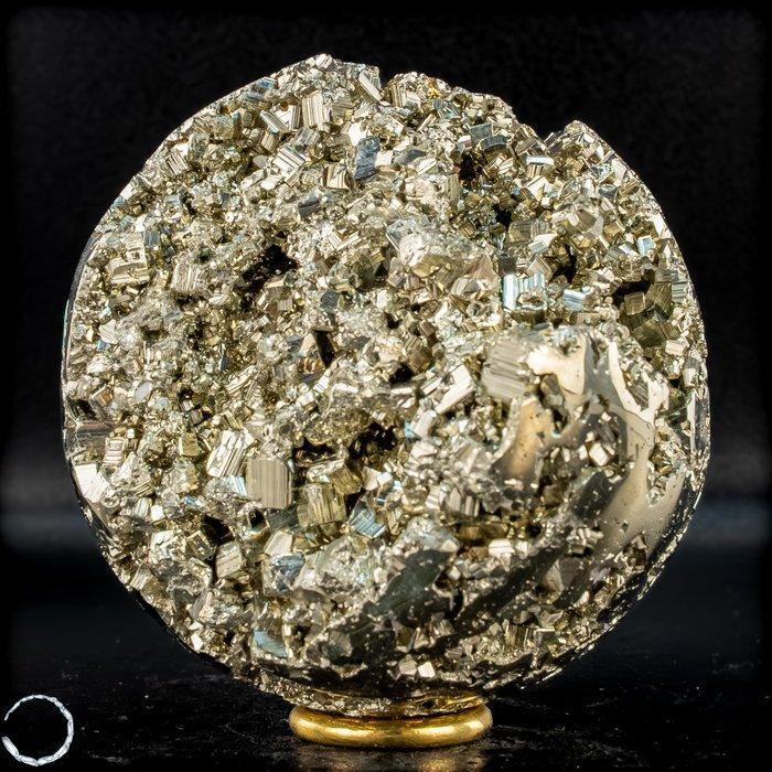 Stralende schat van de aarde Adembenemende pyrietkogel-, Verzamelen, Mineralen en Fossielen